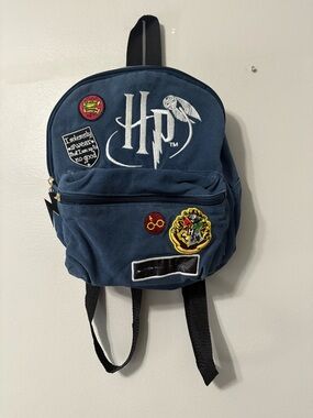 Warner Bros. blue HP Patch Mini Backpack